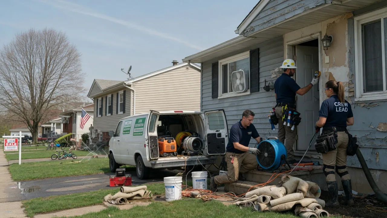 Flood Cleanup in Cooksville, IL near me